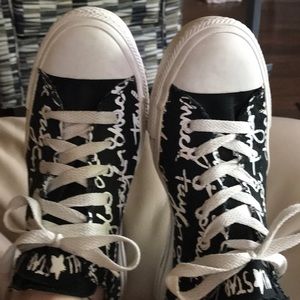 Chuck Taylor shoes w/unique print